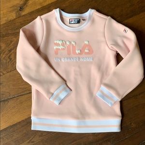 SOLD.    Girls Fila Sweatshirt  Sz 6-8